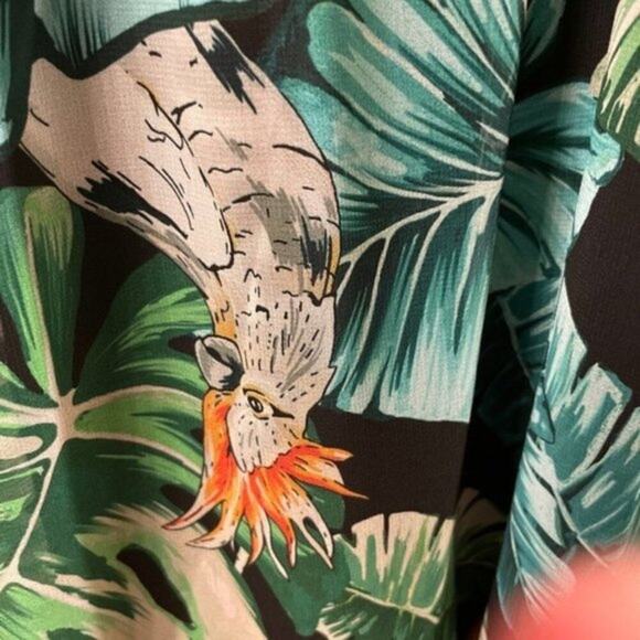 Biancoghiaccio Knee length dress Green size 10 - Picture 4 of 9